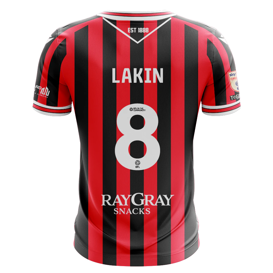 Charlie Lakin Walsall jersey