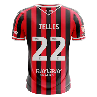 Jamie Jellis Walsall shirt