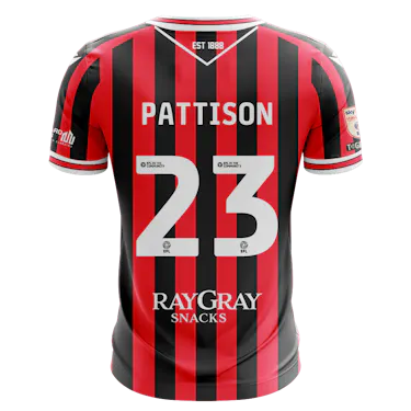 Alexander Pattison Walsall shirt