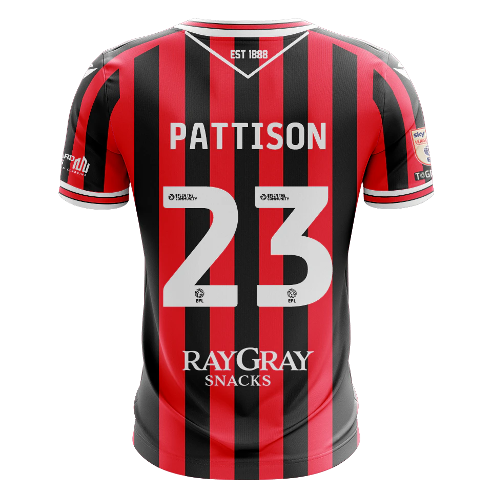 Alexander Pattison Walsall shirt