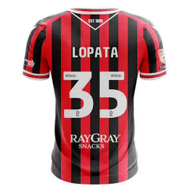 Kaspar Lopata Walsall shirt