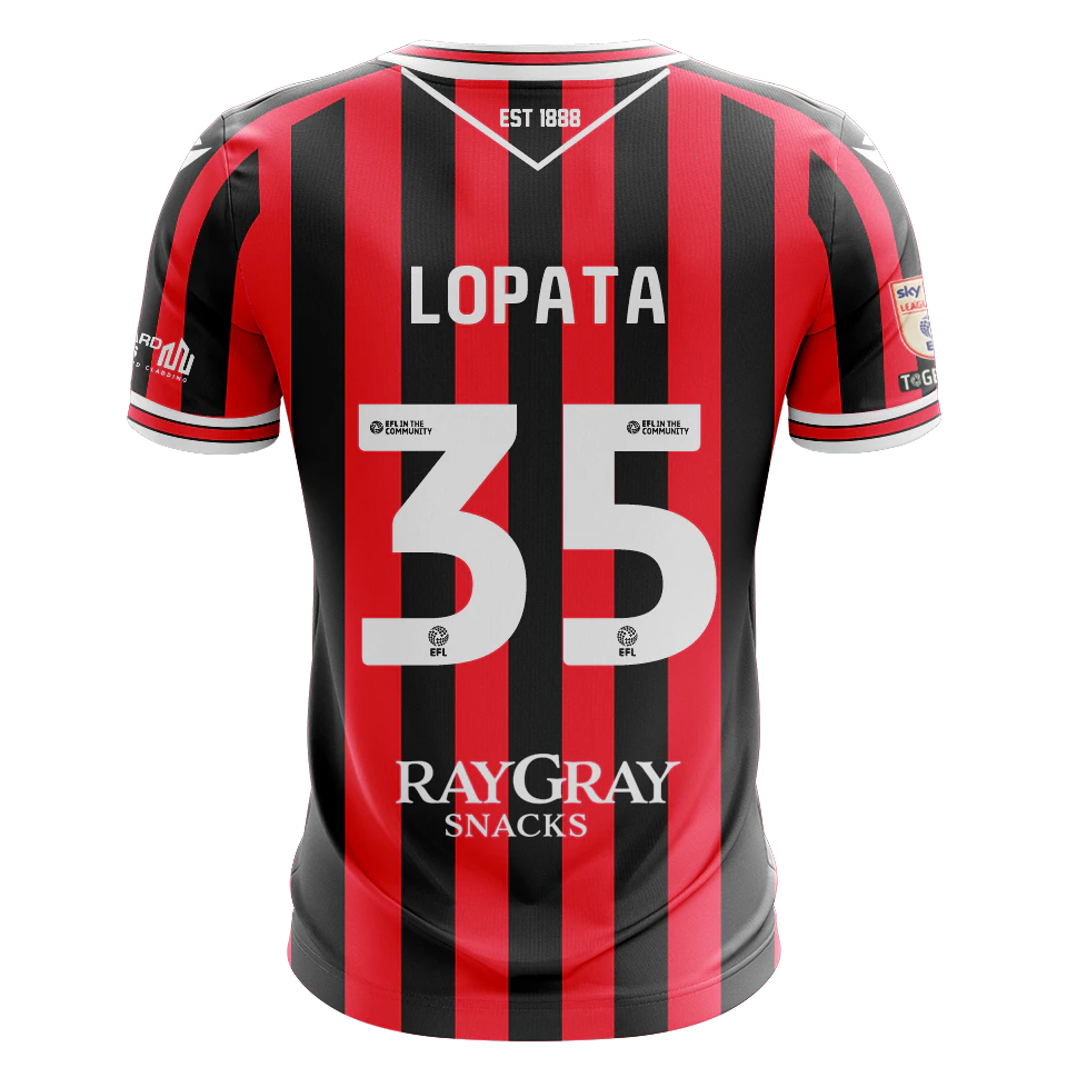 Kaspar Lopata Walsall shirt