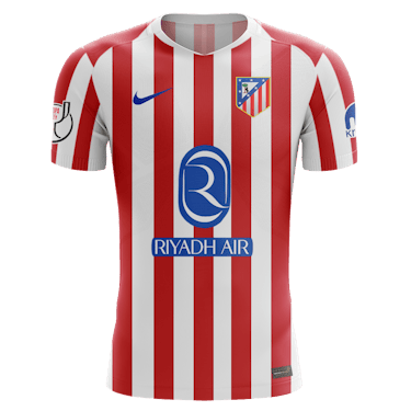 Squad Signed Shirt - 2 Atlético de Madrid shirt