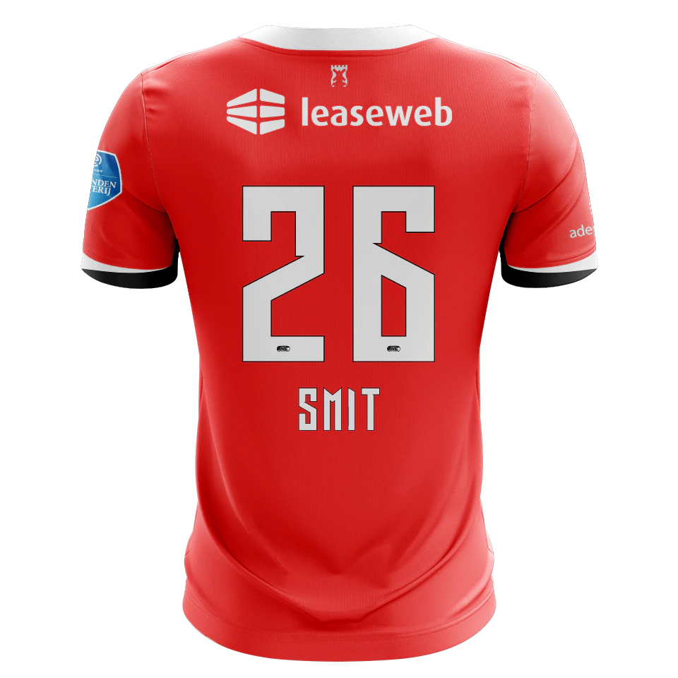 Maillot AZ Alkmaar Umbro 2004 #10 Van Wijk - Match Worn Signé - XXL