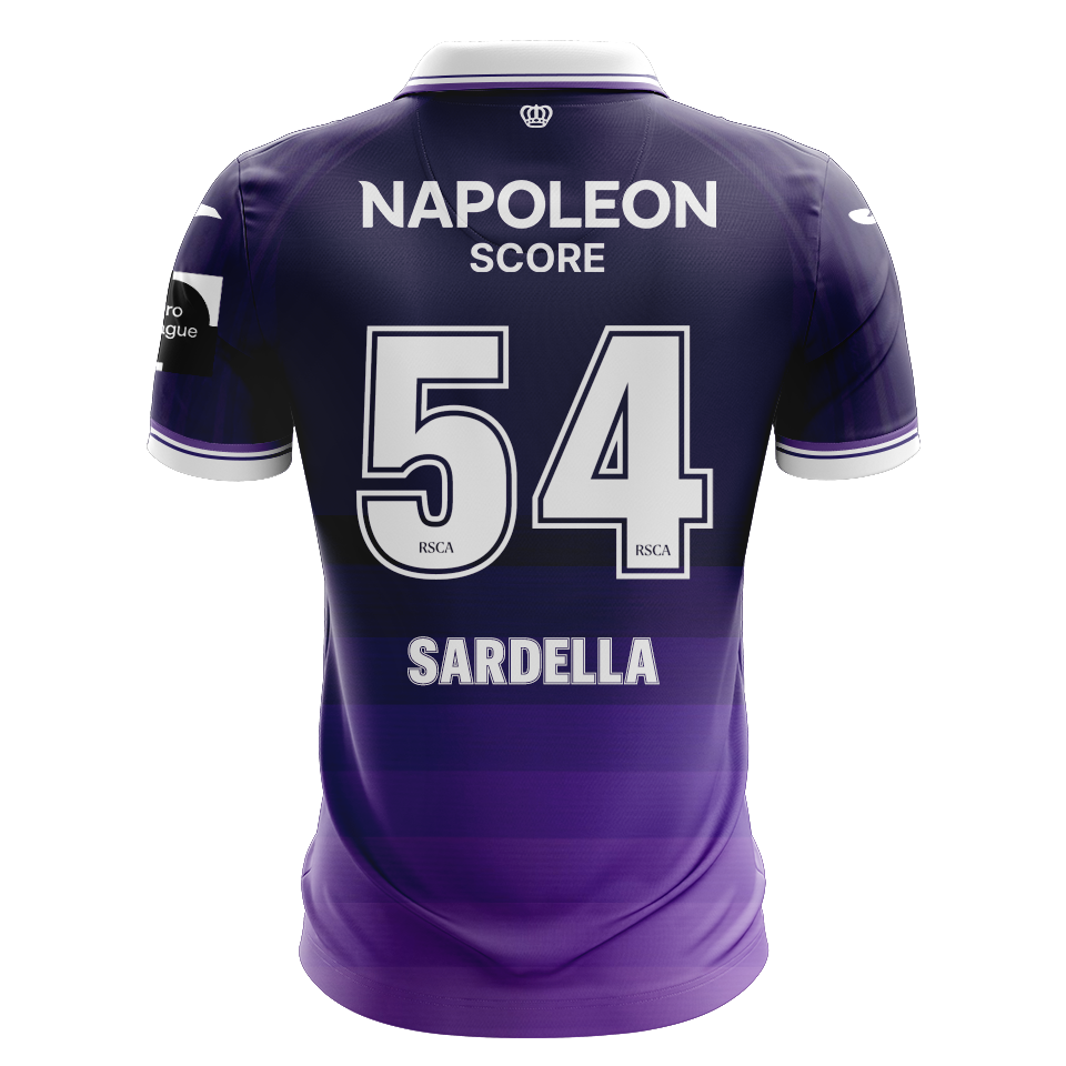 Killian Sardella RSC Anderlecht jersey