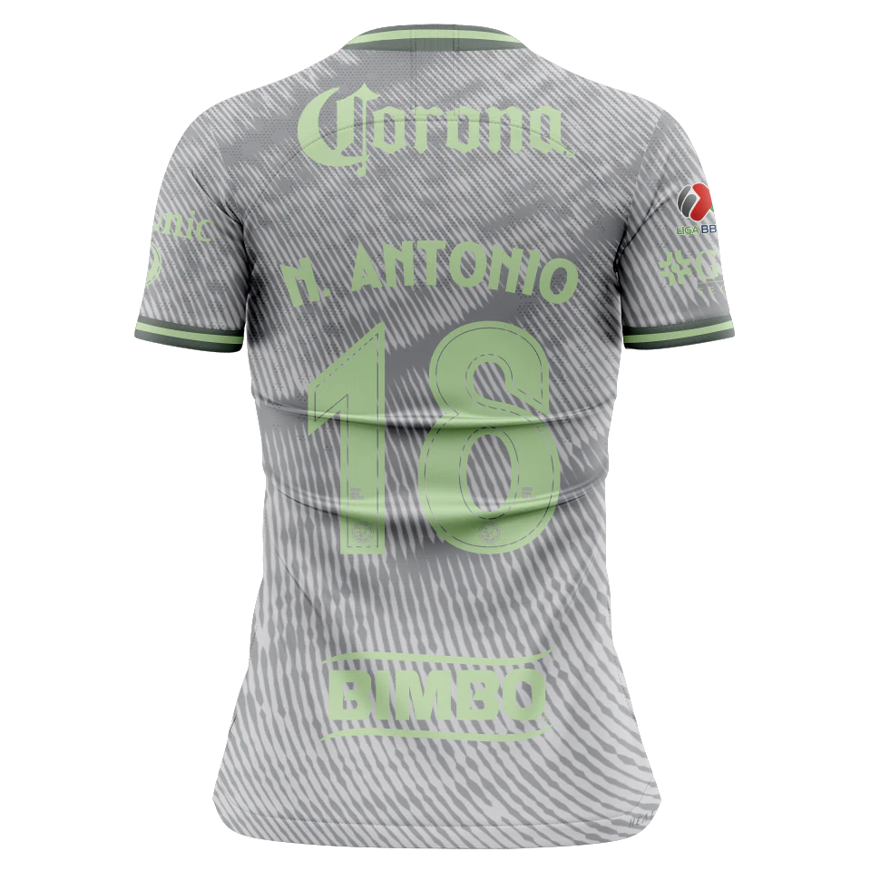 来自Club América Women的Nancy Antonio球衣