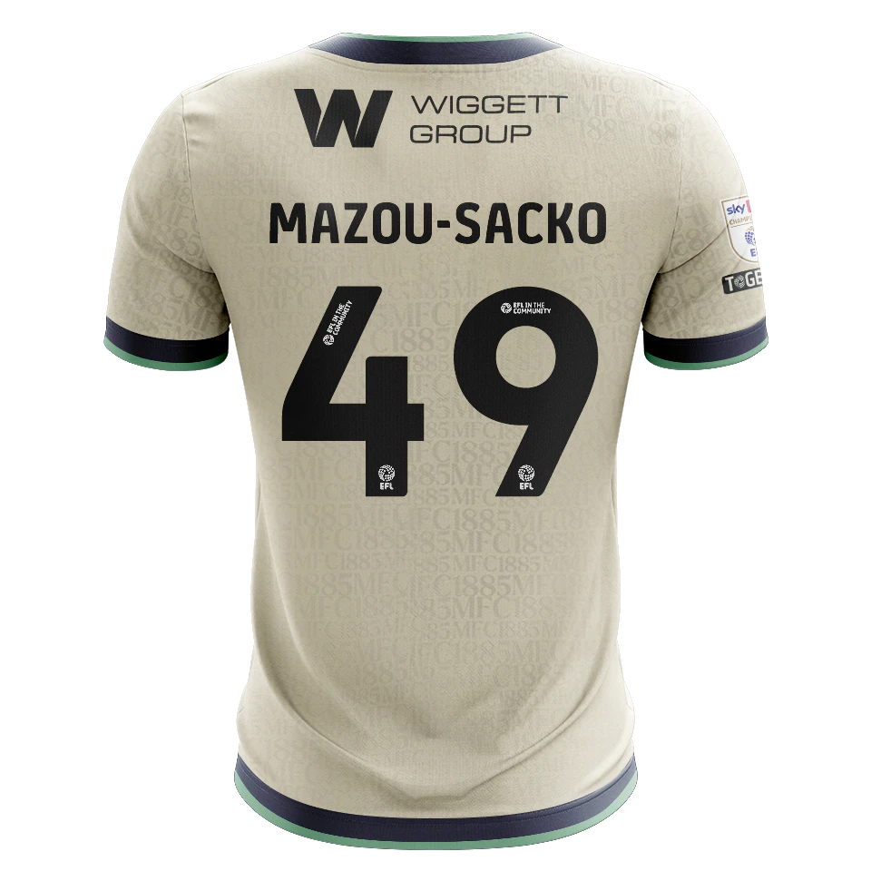来自Millwall的Derek Mazou-Sacko球衣