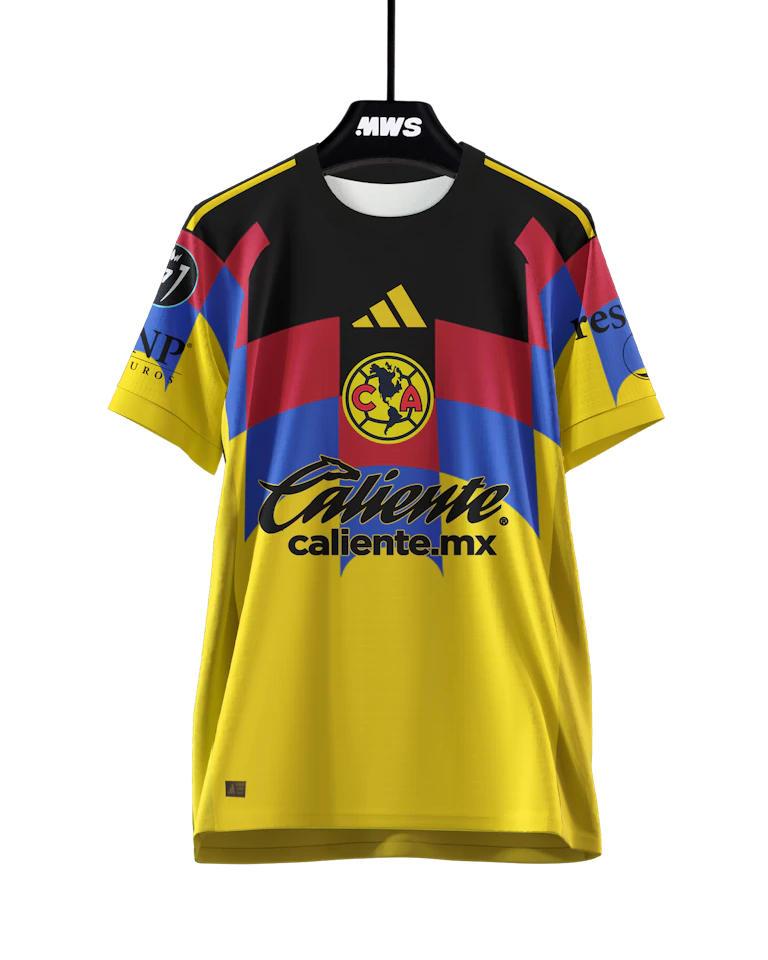 来自Club América的Vinícius Moreira de Lima球衣