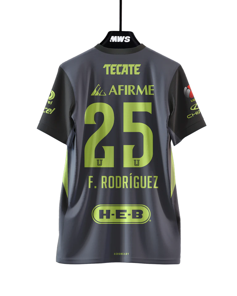 来自Tigres UANL的Felipe Rodríguez球衣
