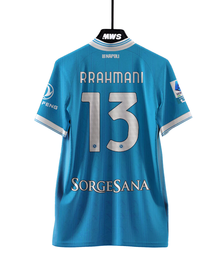 来自SSC Napoli的Amir Rrahmani球衣
