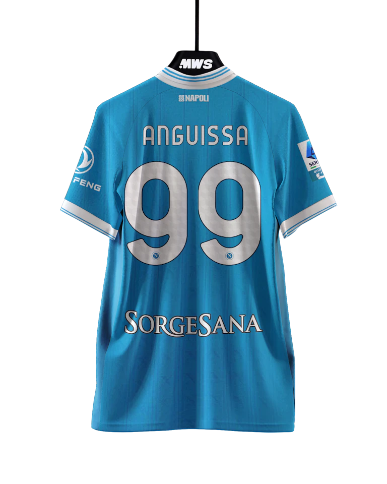 来自SSC Napoli的Frank Anguissa球衣