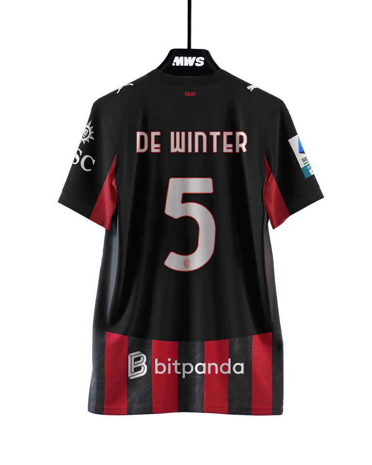 Koni De Winter | AC Milan - Juventus FC | MatchWornShirt