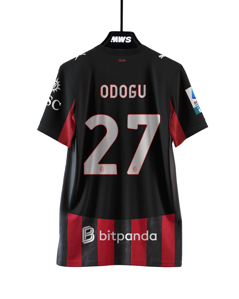 David Odogu AC Milan jersey