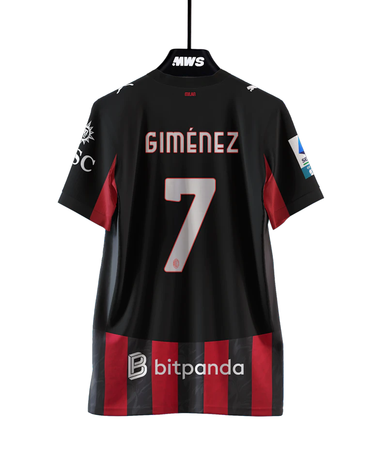 Maillot de Santiago Giménez (AC Milan)