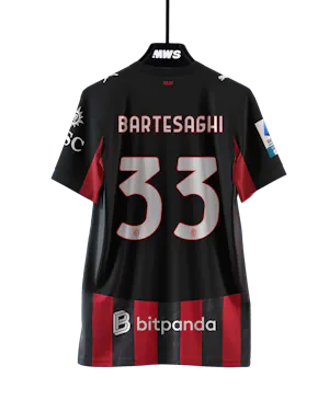 Camisola de Davide Bartesaghi, AC Milan