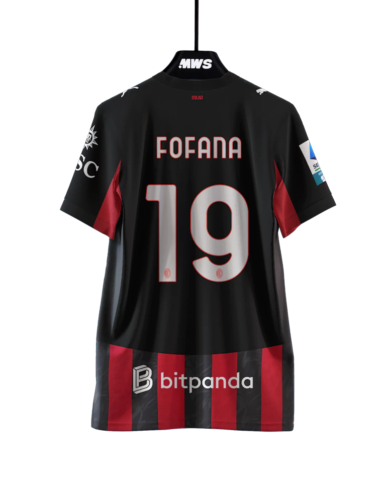 Youssouf Fofana | AC Milan - FC Inter Milan | MatchWornShirt