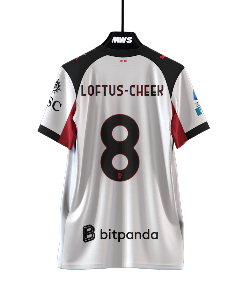 Ruben Loftus-Cheek | Sassuolo - AC Milan | MatchWornShirt