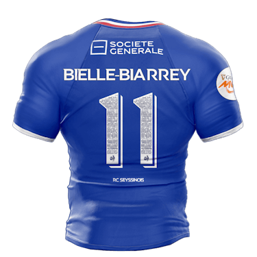 来自France Rugby的Louis Bielle-Biarrey球衣