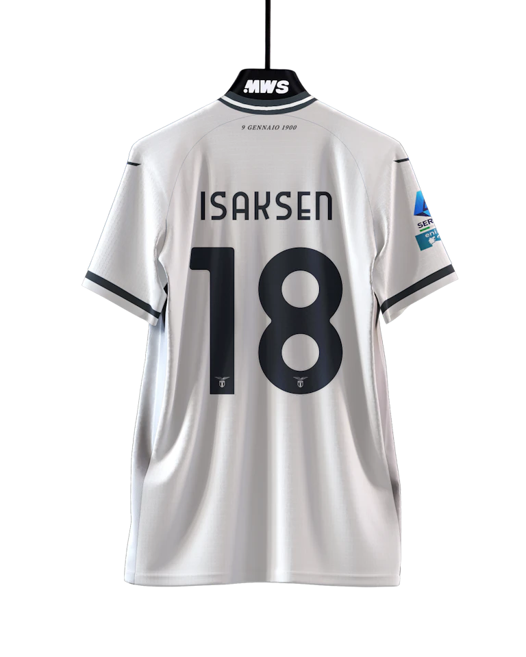 Gustav Isaksen SS Lazio camisa.