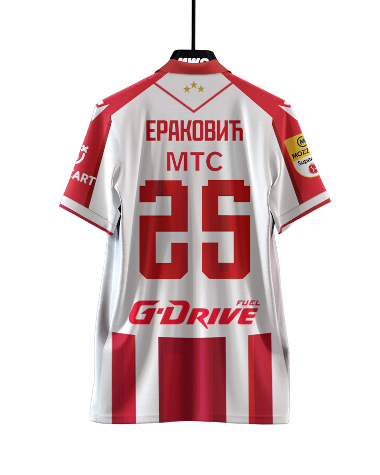 Camiseta Strahinja Eraković FK Crvena zvezda
