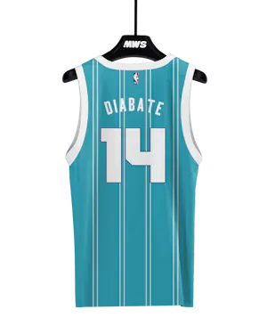 Moussa Diabate Charlotte Hornets shirt