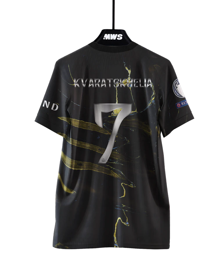 Khvicha Kvaratskhelia Paris Saint-Germain shirt