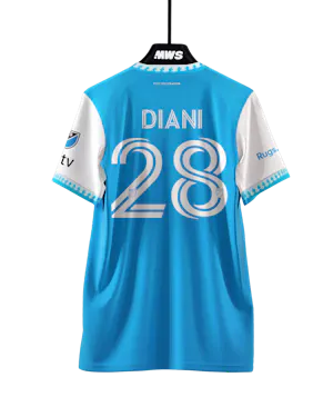 Charlotte FC 팀의 Djibril Diani 셔츠