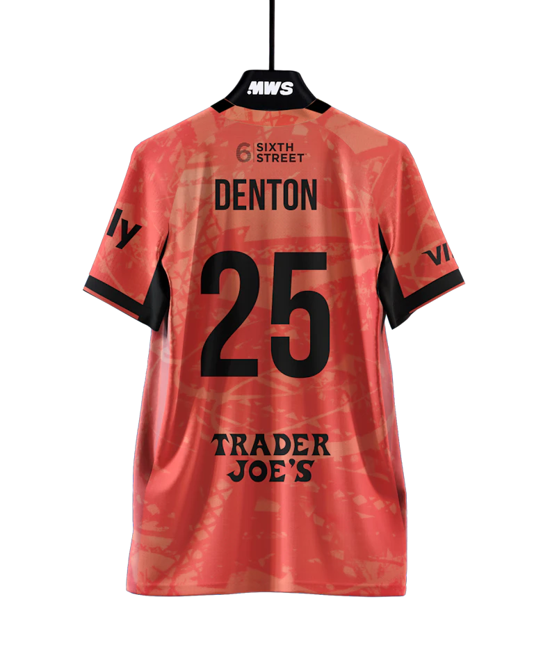 Anouk Denton Bay FC shirt