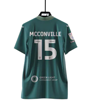 Norwich City 팀의 Ruairi McConville 셔츠