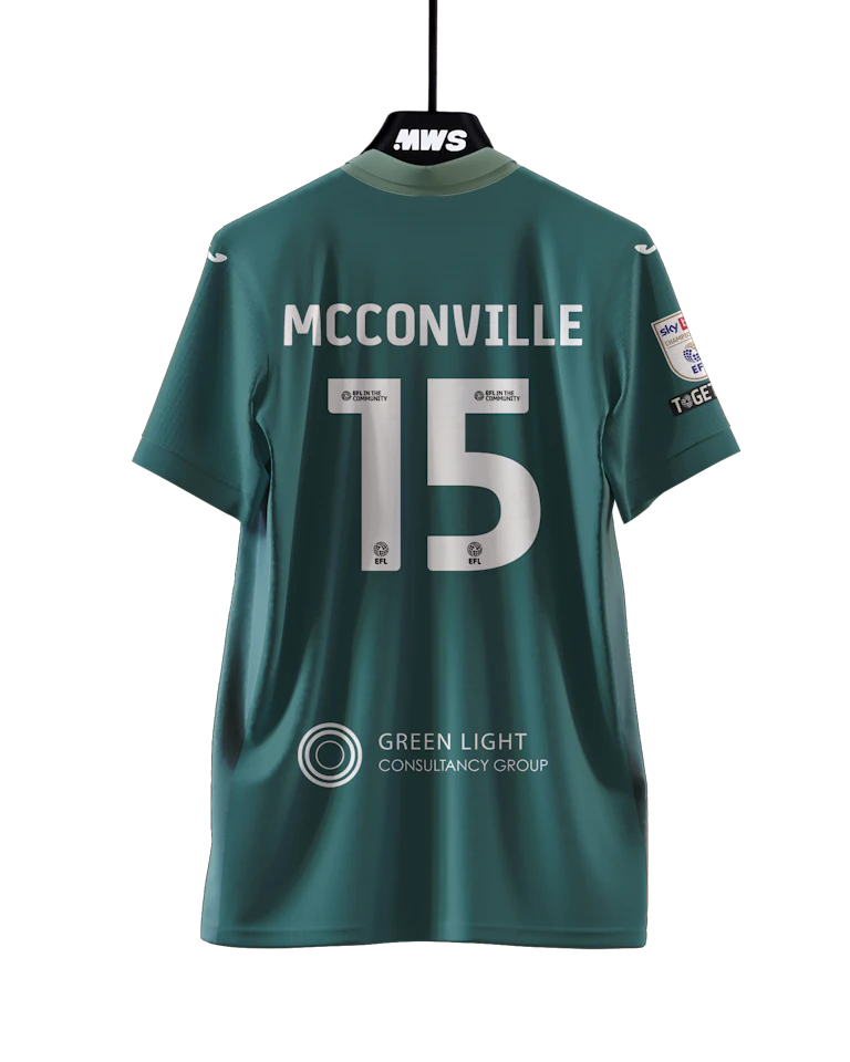Norwich City 팀의 Ruairi McConville 셔츠