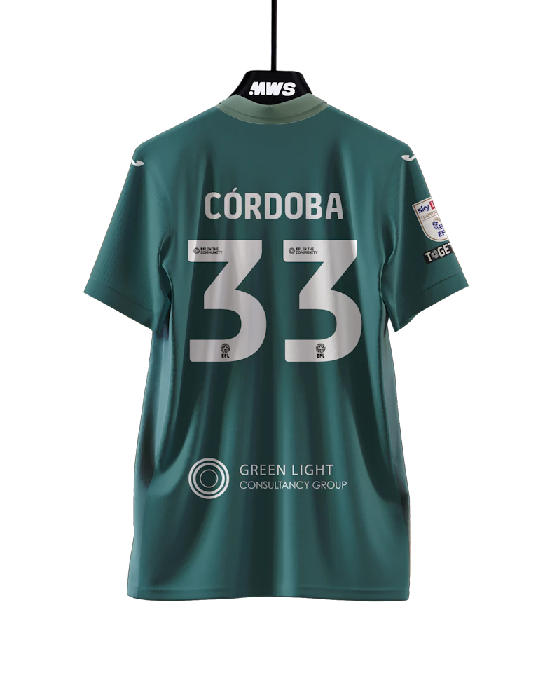José Angel Cordoba Chambers Norwich City shirt
