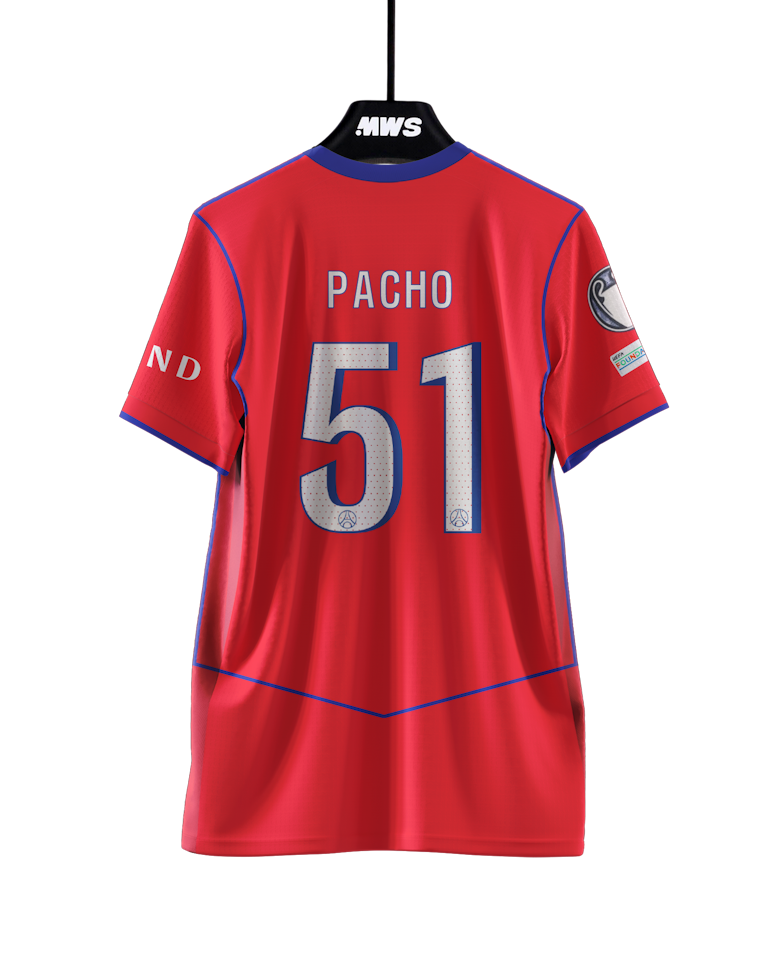 Willian Pacho Paris Saint-Germain shirt