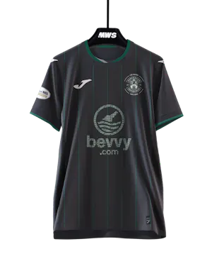 Daniel Barlaser Hibernian shirt