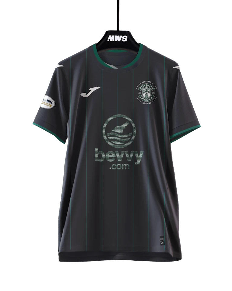 Daniel Barlaser Hibernian shirt