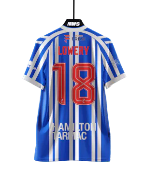 Kilmarnock-Trikot von Tom Lowery