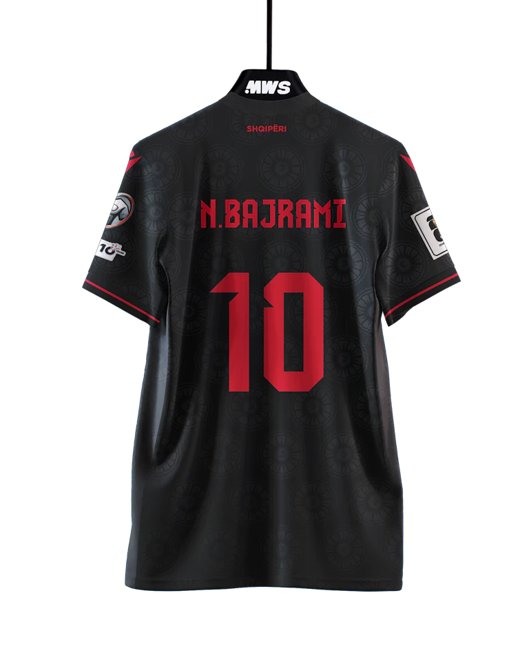 Nedim Bajrami Albania shirt