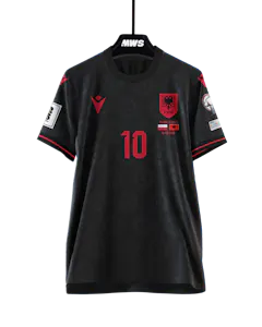 Nedim Bajrami Albania shirt