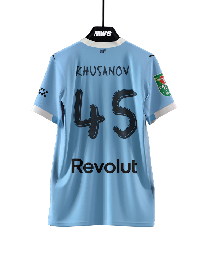 Abdukodir Khusanov Manchester City shirt