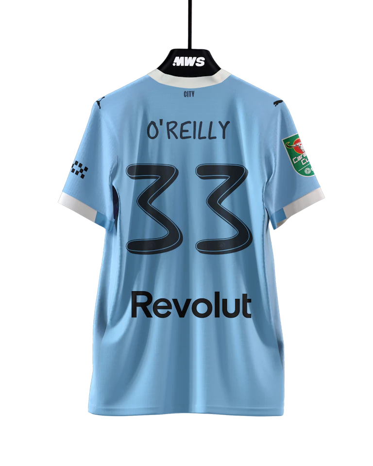 Nico O'Reilly Manchester City shirt