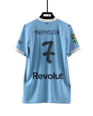 Marmoush Manchester City jersey