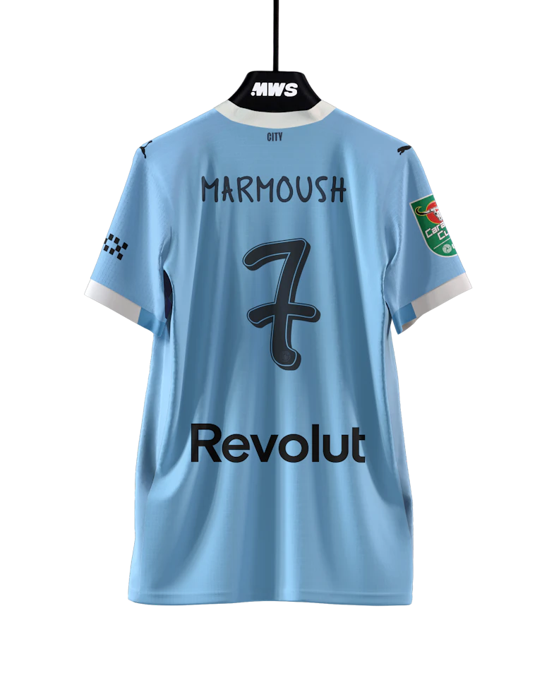 Omar Marmoush Manchester City jersey
