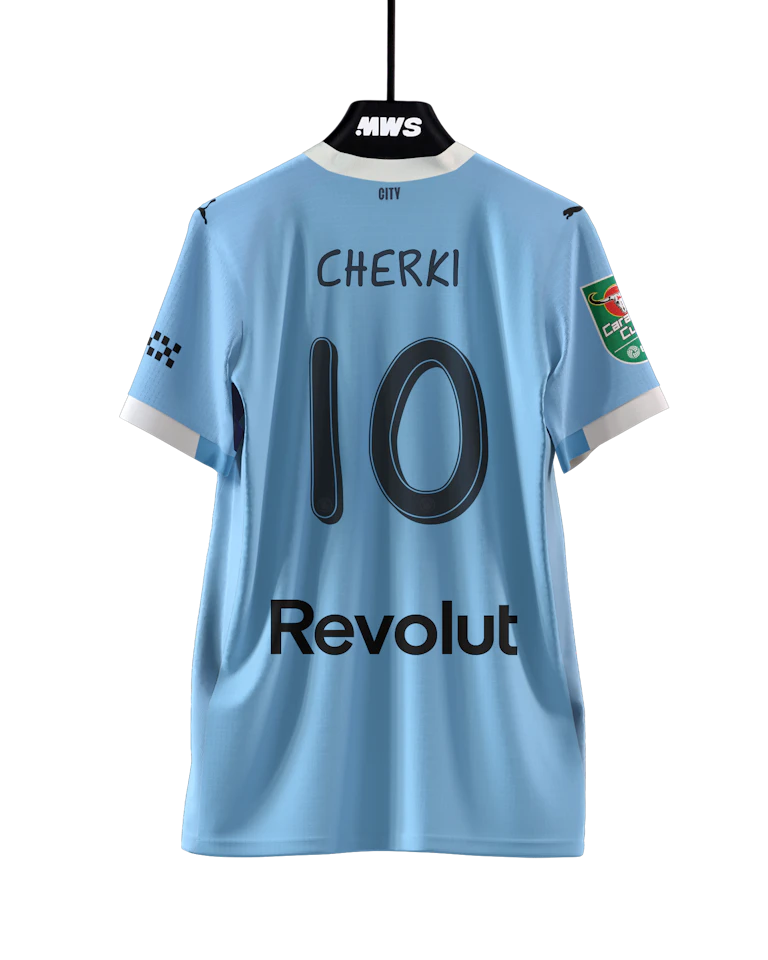 Ryan Cherki Manchester City shirt