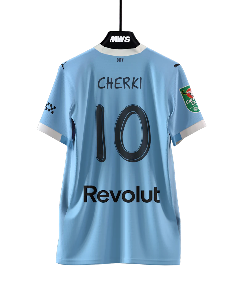 Ryan Cherki Manchester City shirt