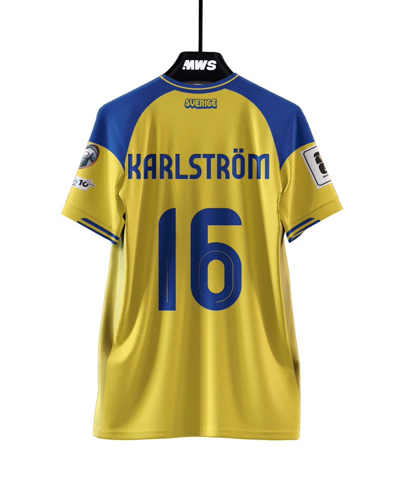 来自Sweden的Jesper Karlström球衣