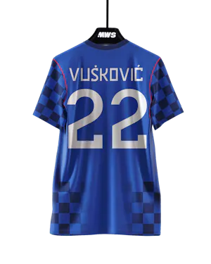 Luka Vušković Croatia camisa.