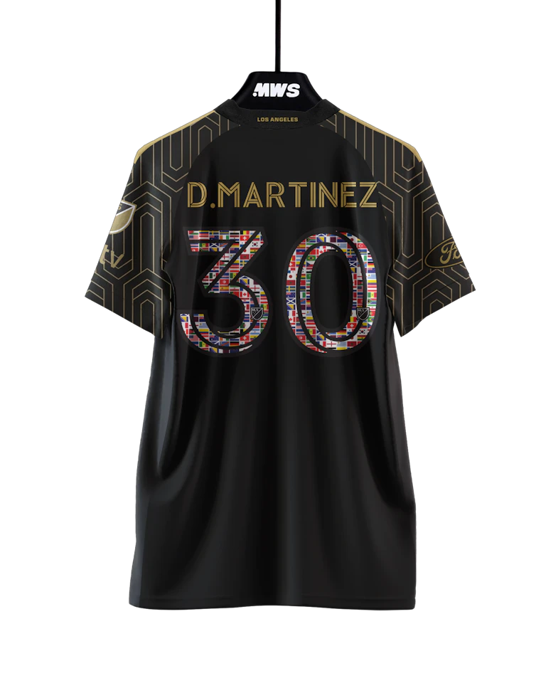 David Enmanuel Martínez Morales LAFC shirt