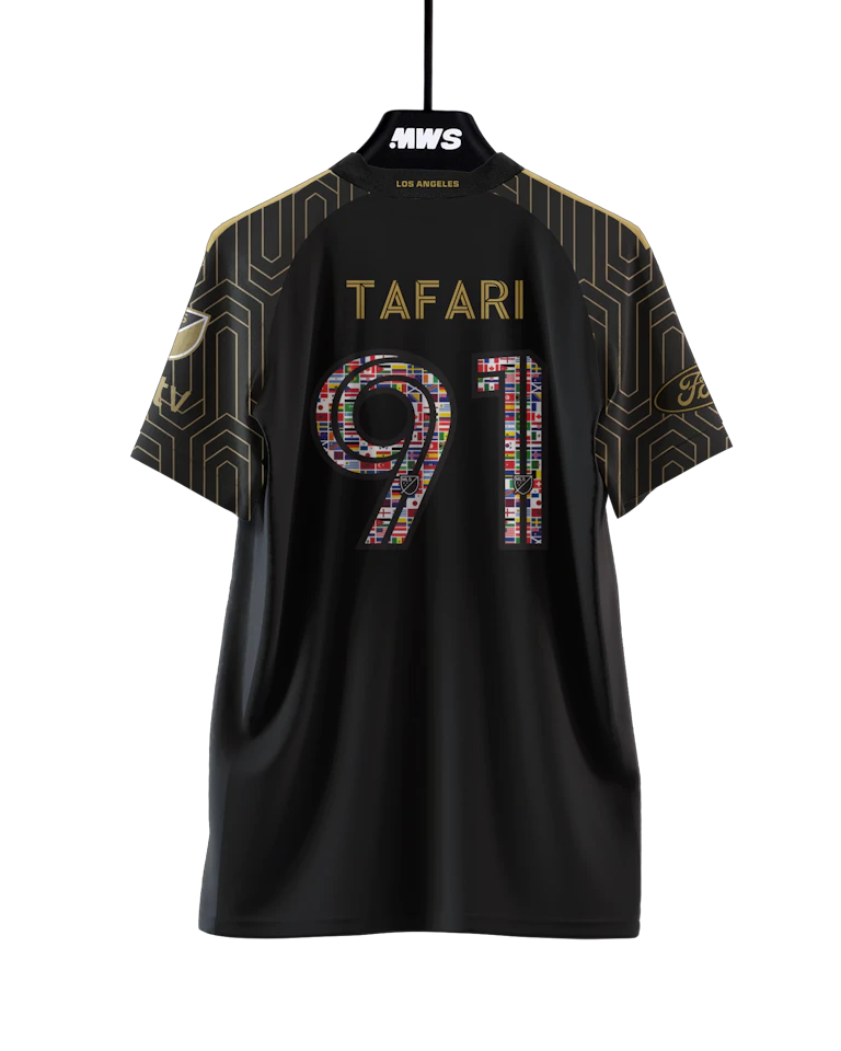 Nkosi Tafari Burgess LAFC shirt