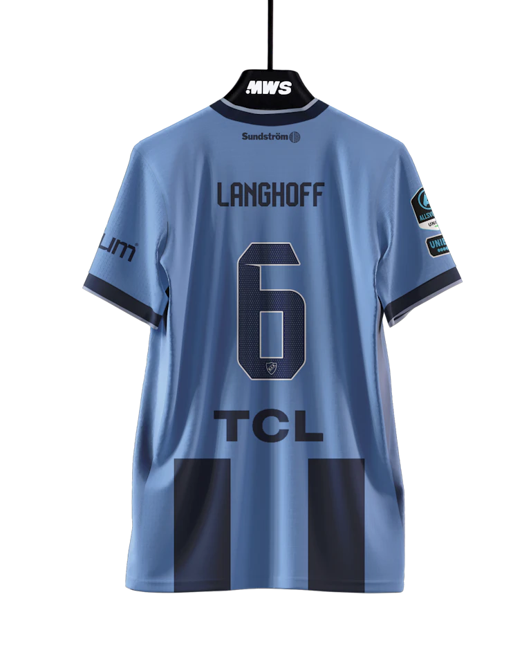 Djurgården 팀의 Peter Langhoff 셔츠