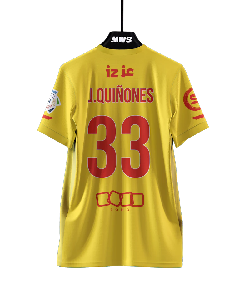 来自Al Qadsiah的Julián Andrés Quiñones Quiñones球衣