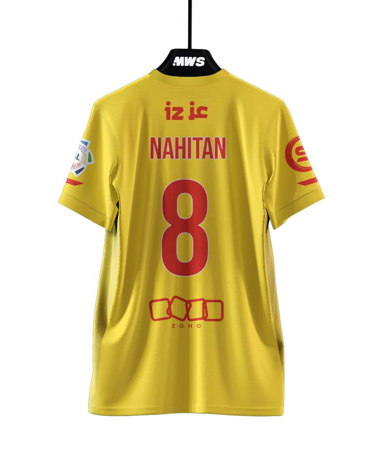 Nahitan Michel Nández Acosta Al Qadsiah camisa.